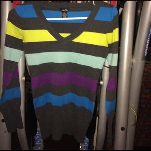 Multicolored Stripe Sweater