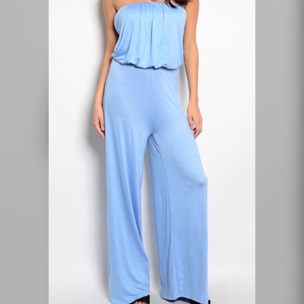 Baby Blue Romper