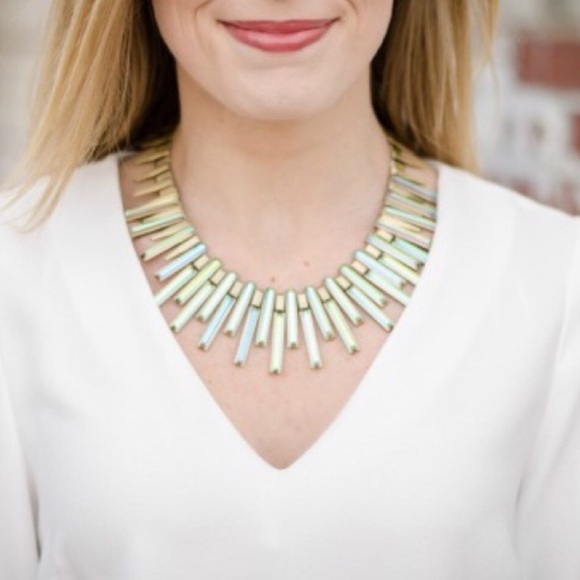 Kendra Scott Jewelry - Kendra Scott 'Kaplan' Iridescent Collar Necklace Kendra Scott Jewelry - Kendra Scott 'Kaplan' Iridescent Collar Necklace