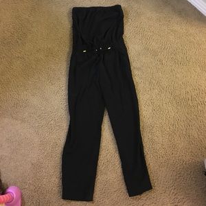 EXPRESS jumpsuit with drawstring waist