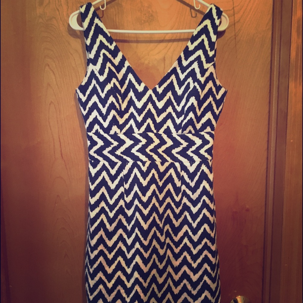 Milly chevron stripe dress