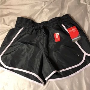 Brand new with tags black running shorts