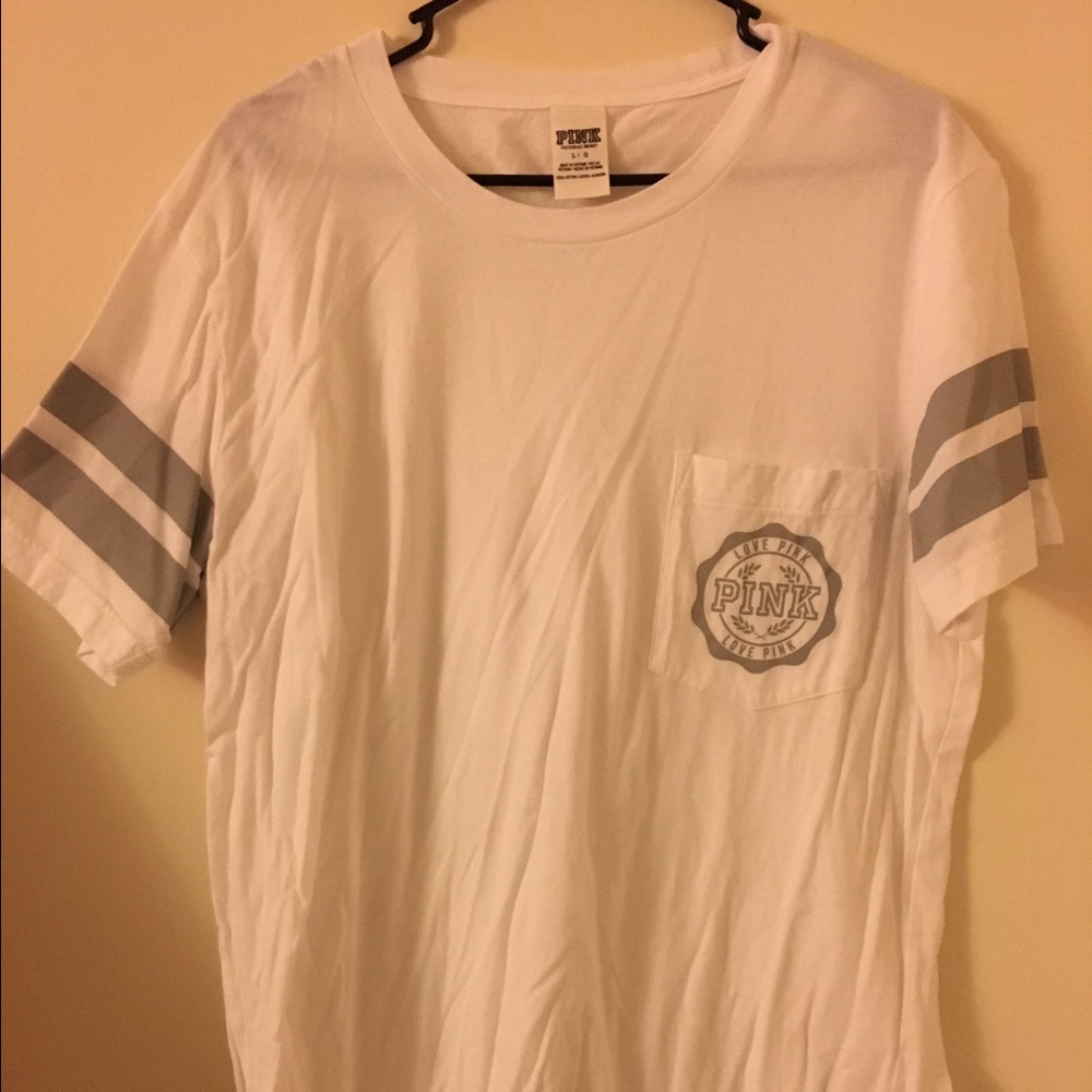 Victoria's Secret PINK white t-shirt