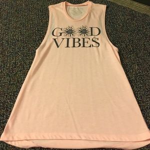 Good vibes tank, never worn PERFECT CONDITION