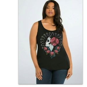 Torrid muerta tank size 0 nwt