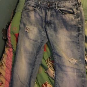 Men's jeans size 34 waist. Slim straight