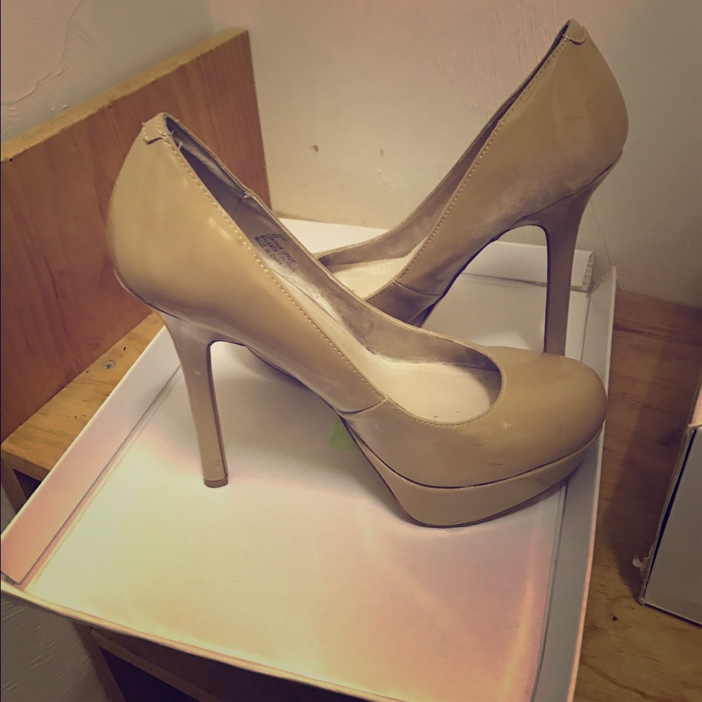 Nude stilettos
