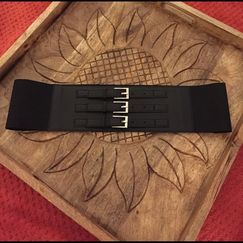 L/XL Thick Black Belt