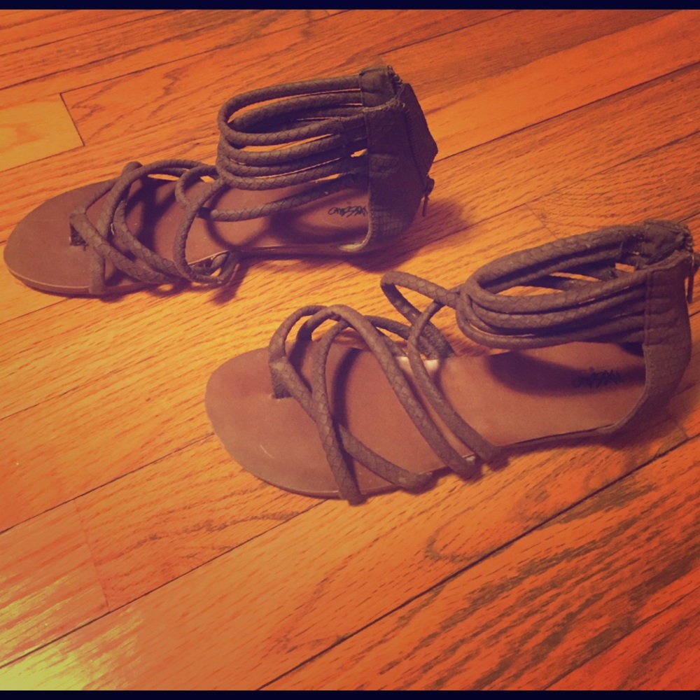 Brown sandals