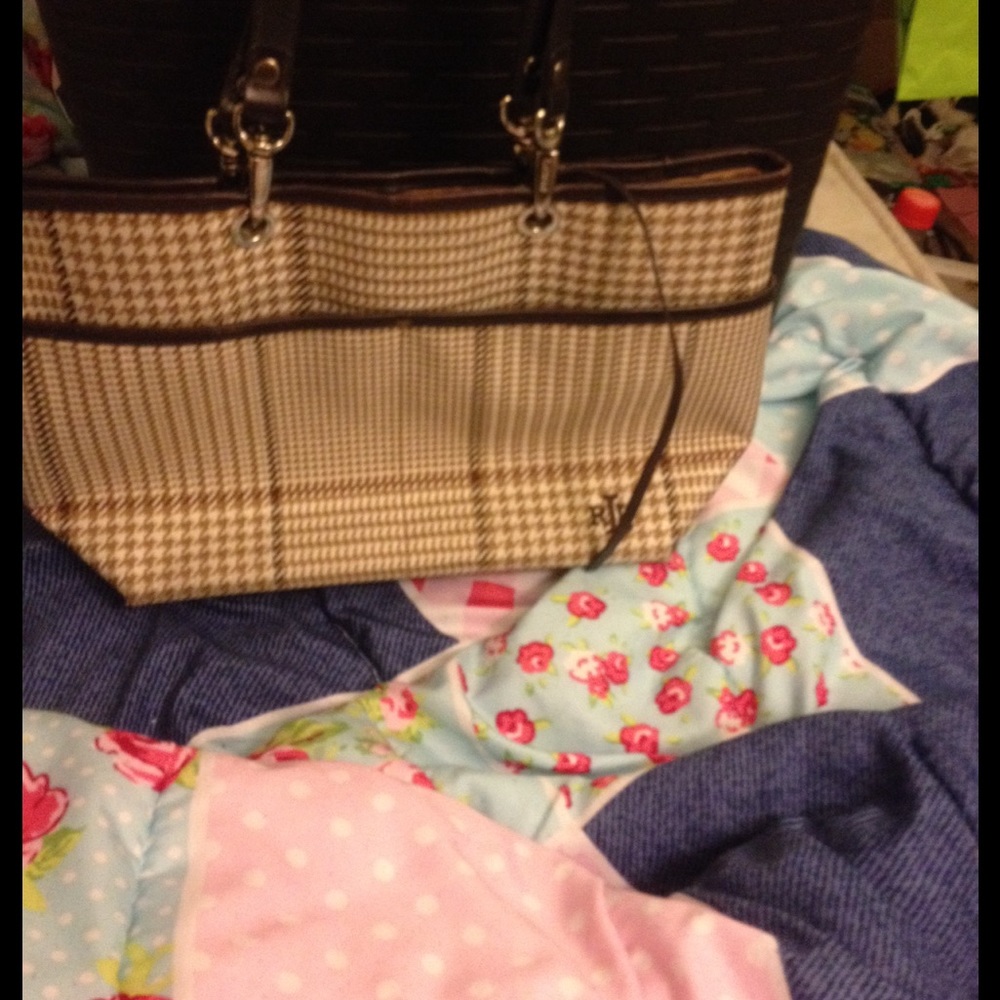 Authentic pristine in and out Ralph Lauren Handbag