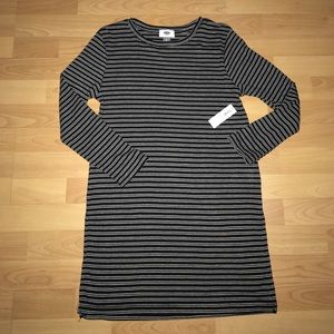 Old navy black and white stripe tunic