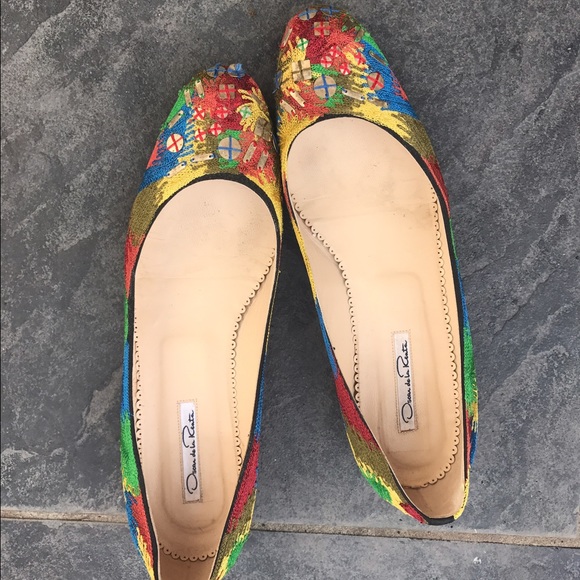 Oscar De La Renta flats - Picture 2 of 3
