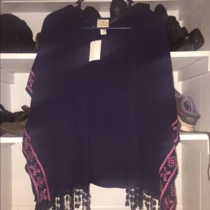 Kimono Aztec patterned cardigan