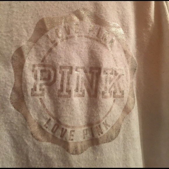 VS pink white sequin tank top - Picture 2 of 3