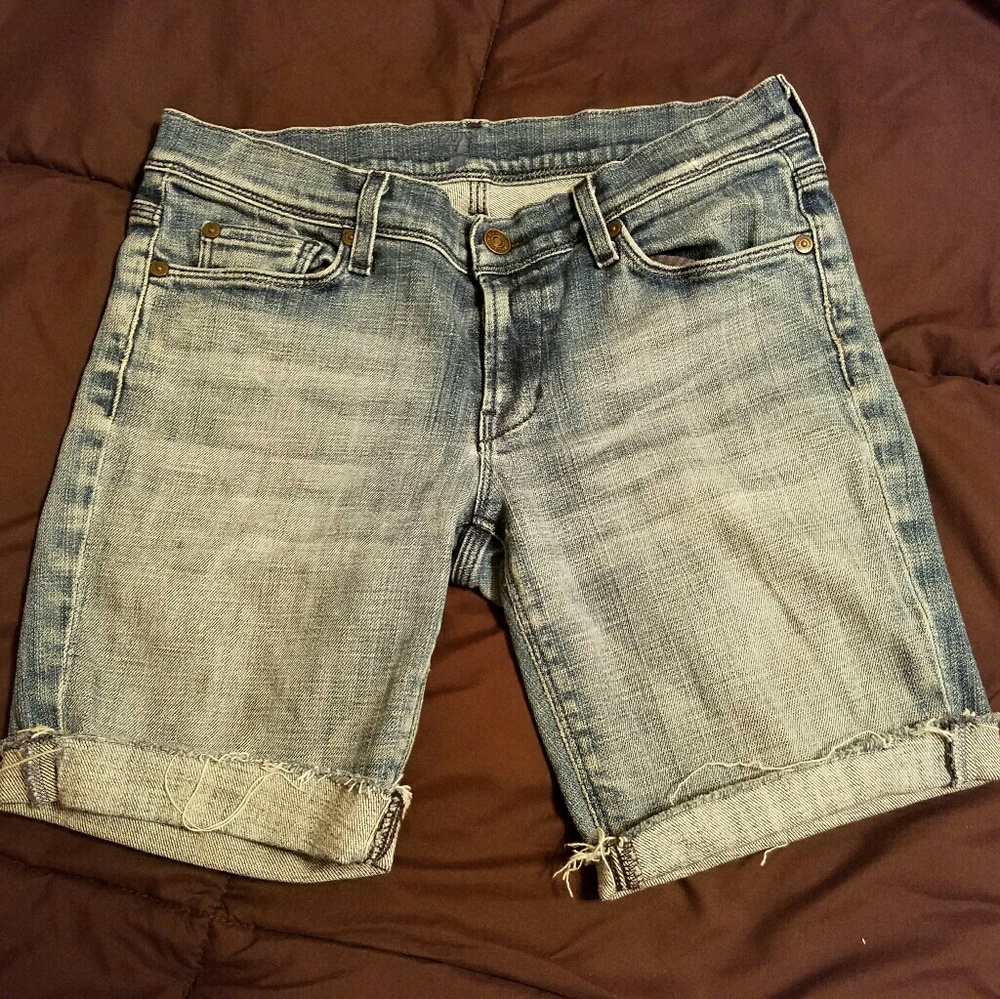 7 for All Mankind jean shorts