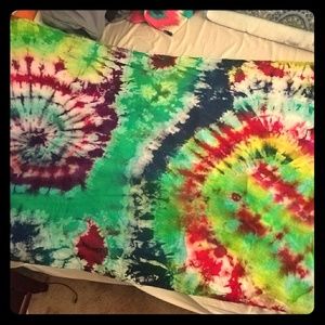 Tie dye tapestry