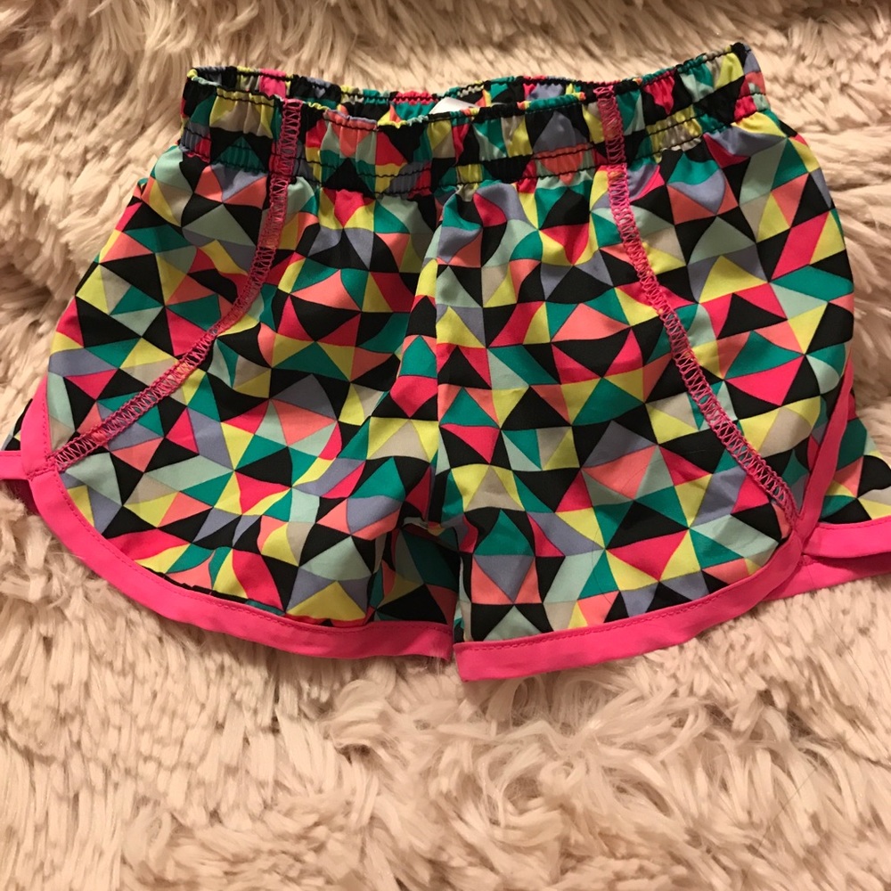 Carter's brightly colored athletic shorts