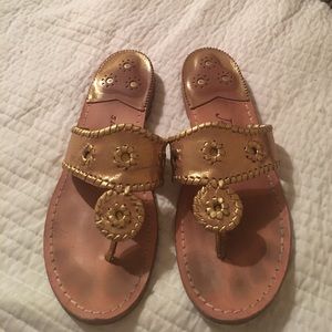 Jack Rogers Hampton Sandal original, gold