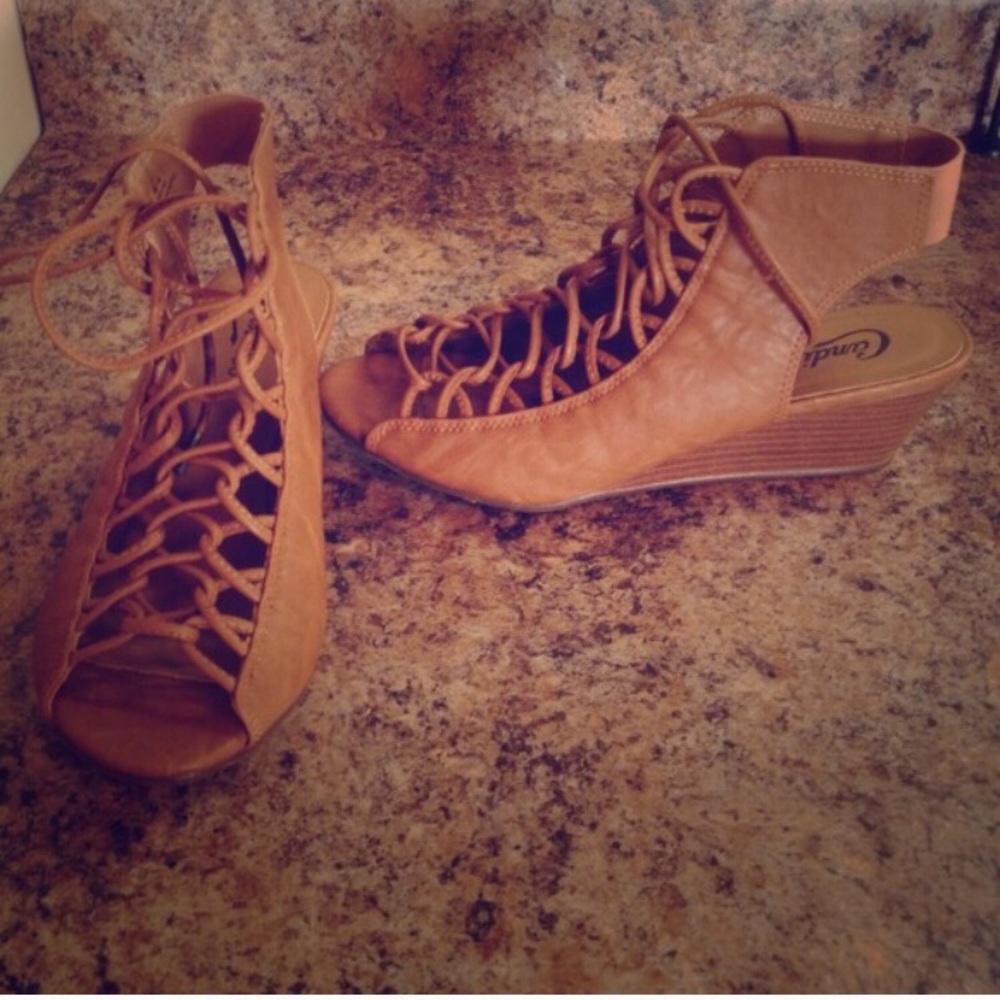 Tan sandals