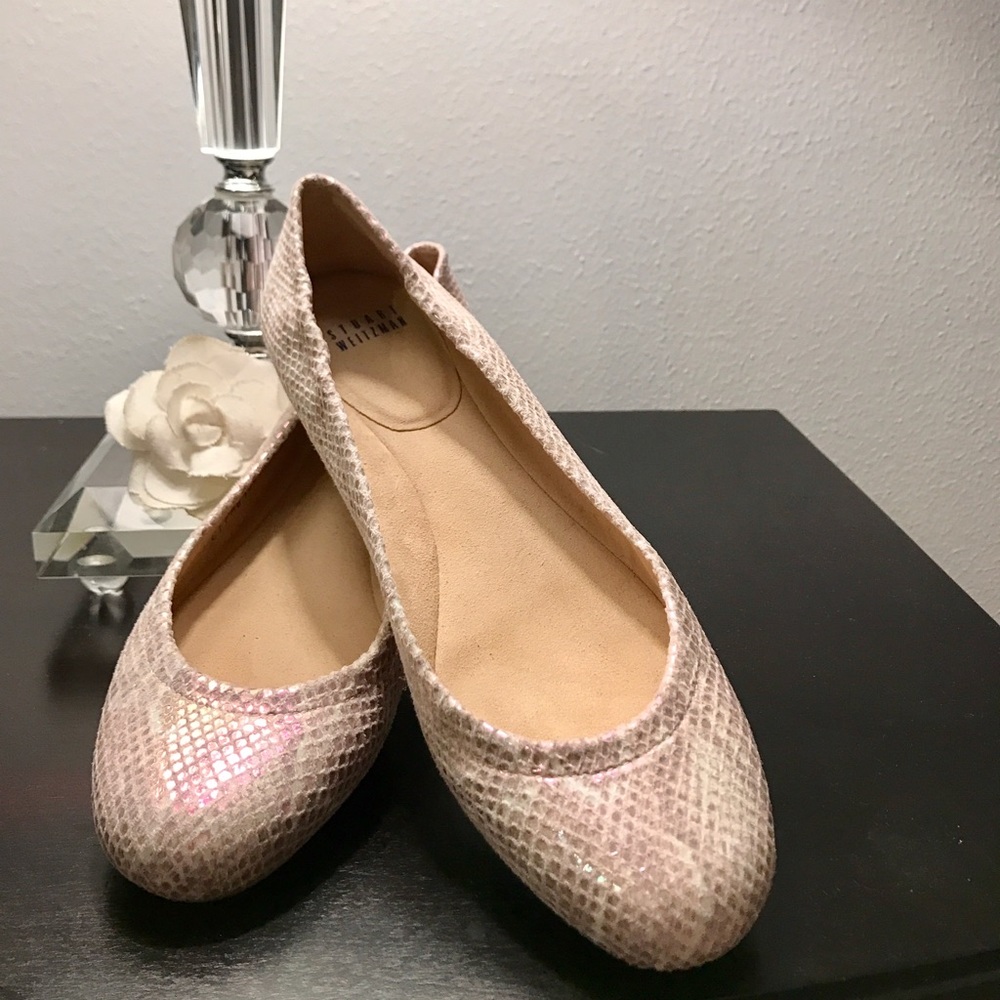 SALE NWOT Stuart Weitzman lavender neutral flats