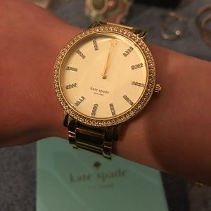 Kate Spade Gramercy Grand Gold Watch