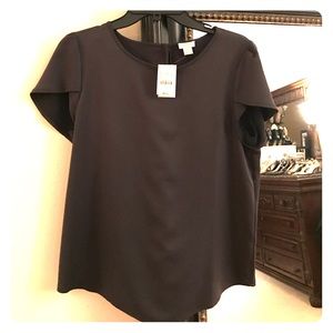 🎉ONE DAY SALE🎉 NWT J. Crew grey silky blouse 6