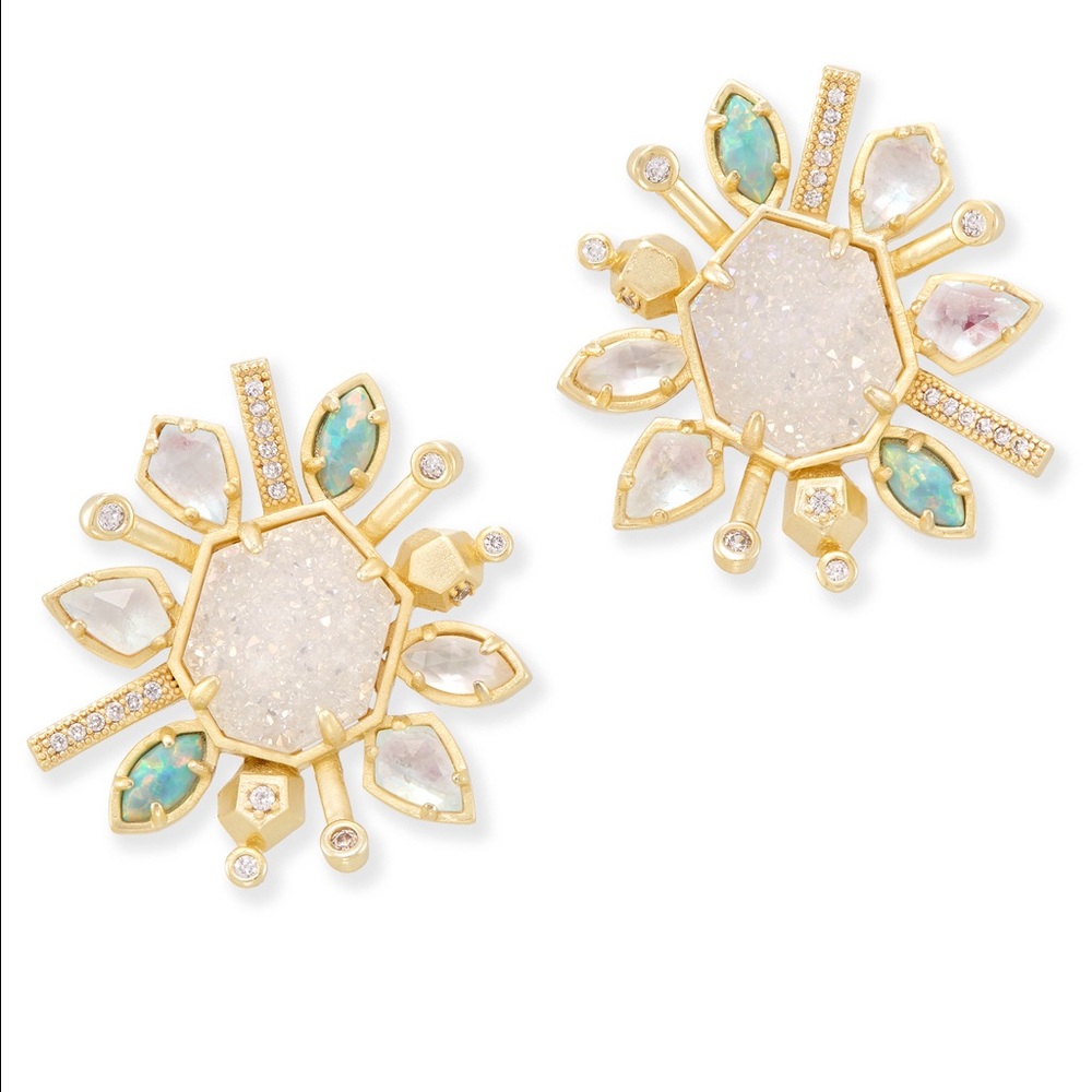 Stunning Kendra Scott Ophelia earrings "Haven" - Picture 2 of 4