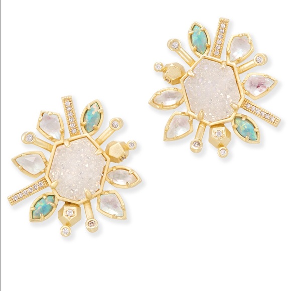 Stunning Kendra Scott Ophelia earrings "Haven" - Picture 2 of 4