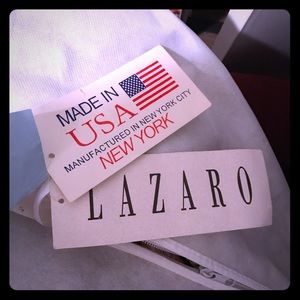 Lazaro gown hand stitched & embroidered