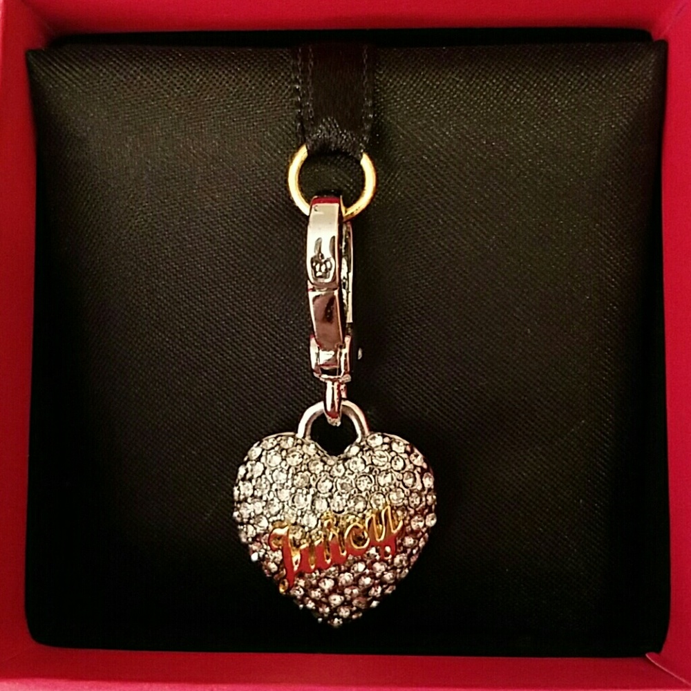 ❌SOLD!❌ 💎 JUICY COUTURE PAVE HEART CHARM