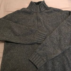 Men's Gap 100% lamb's wool zip up sweater