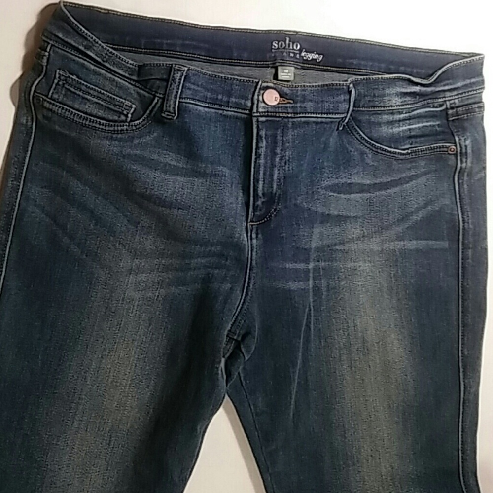 SOHO Denim Stretch Leggings - DKNY