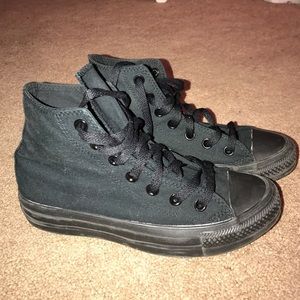All black converse
