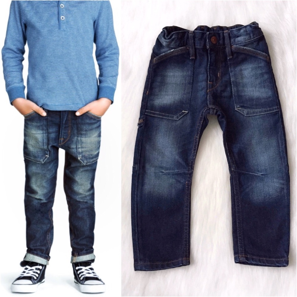 H&M Tapered Jeans • 1 1/2-2Y