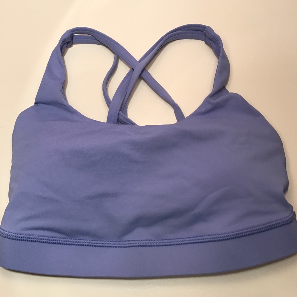 lululemon energy bra light periwinkle blue Size 4