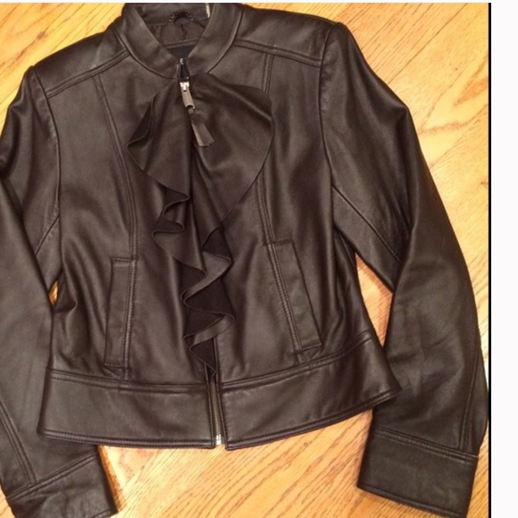 Nine West Leather Jacket - Picture 2 of 4