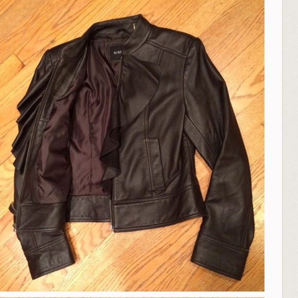 Nine West Leather Jacket - Picture 3 of 4