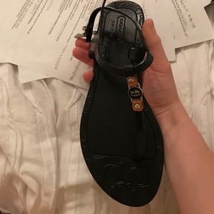 Authentic coach sandals
