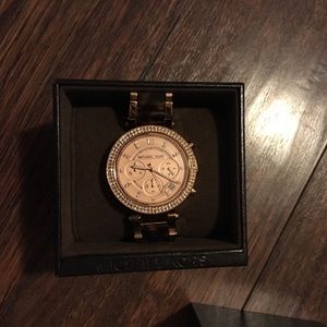 Michael Kors Rose Gold/Tortoise Watch