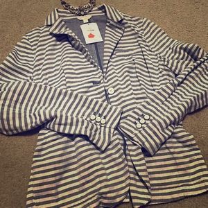 GAP Striped cotton jacket