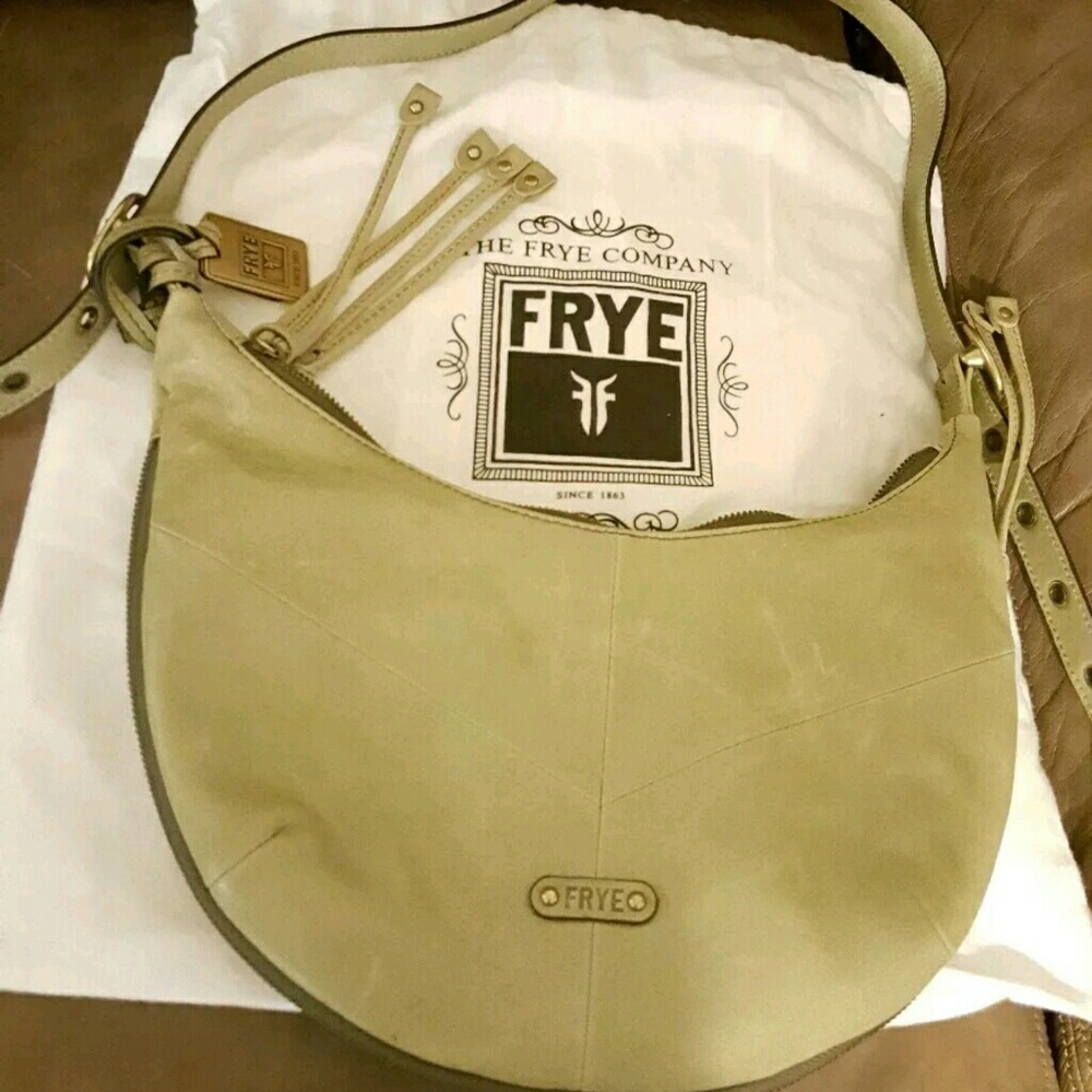 Frye Belle Bohemian Crossbody NWT Color: Moss