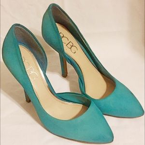 BCBG Teal High Heels