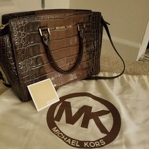 Michael Kors purse: Selma leather satchel