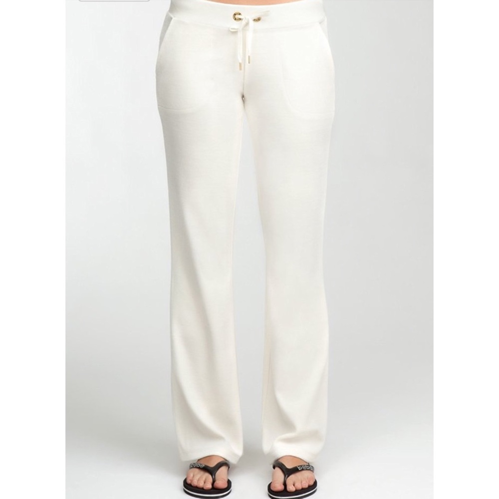bebe logo velour pant