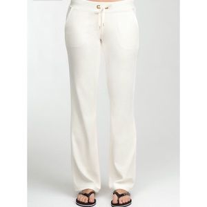 bebe logo velour pant