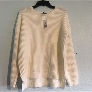 Large white sweater new with tags