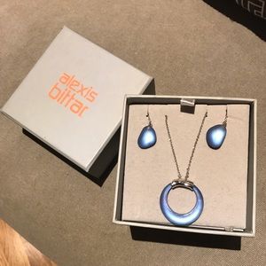 New Alexis Bittar dew drop earrings and necklace