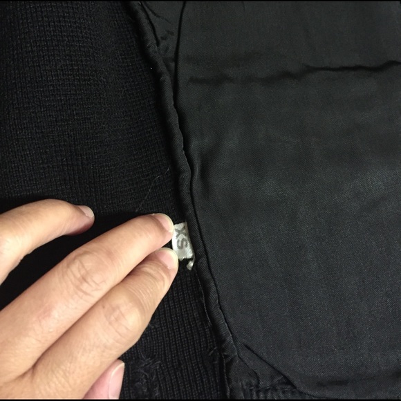 Leather vest mix with wool - Picture 5 of 7