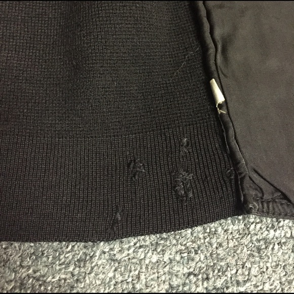 Leather vest mix with wool - Picture 7 of 7