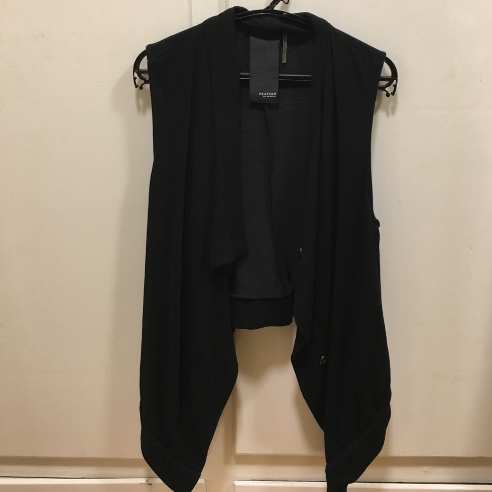 Cute black vest - perfect for layering!